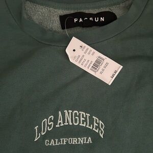 PacSun Teal Los Angeles Crewneck